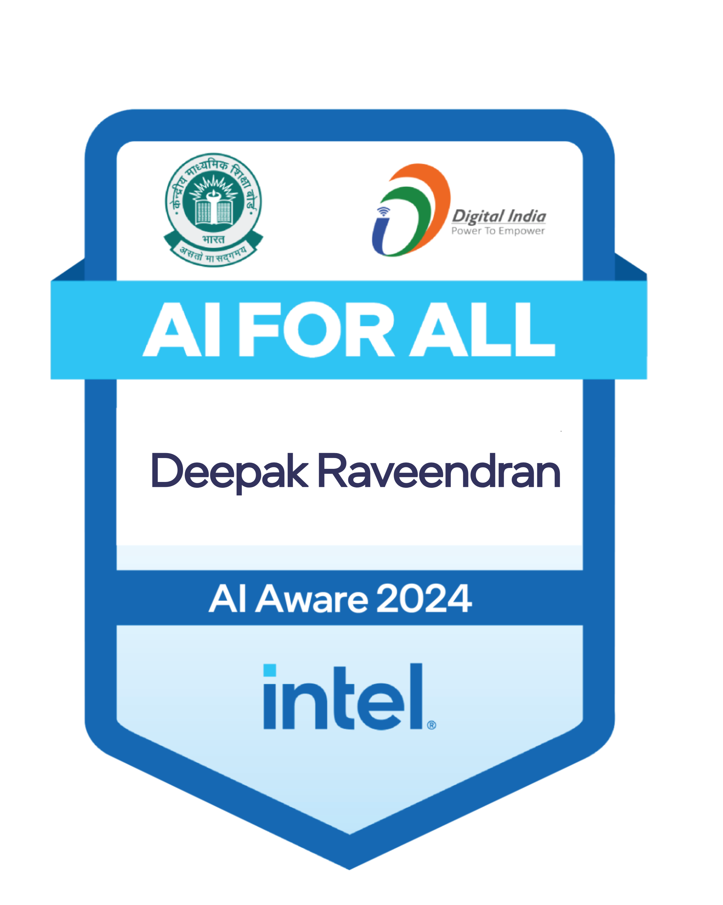 AI AWARE BADGE